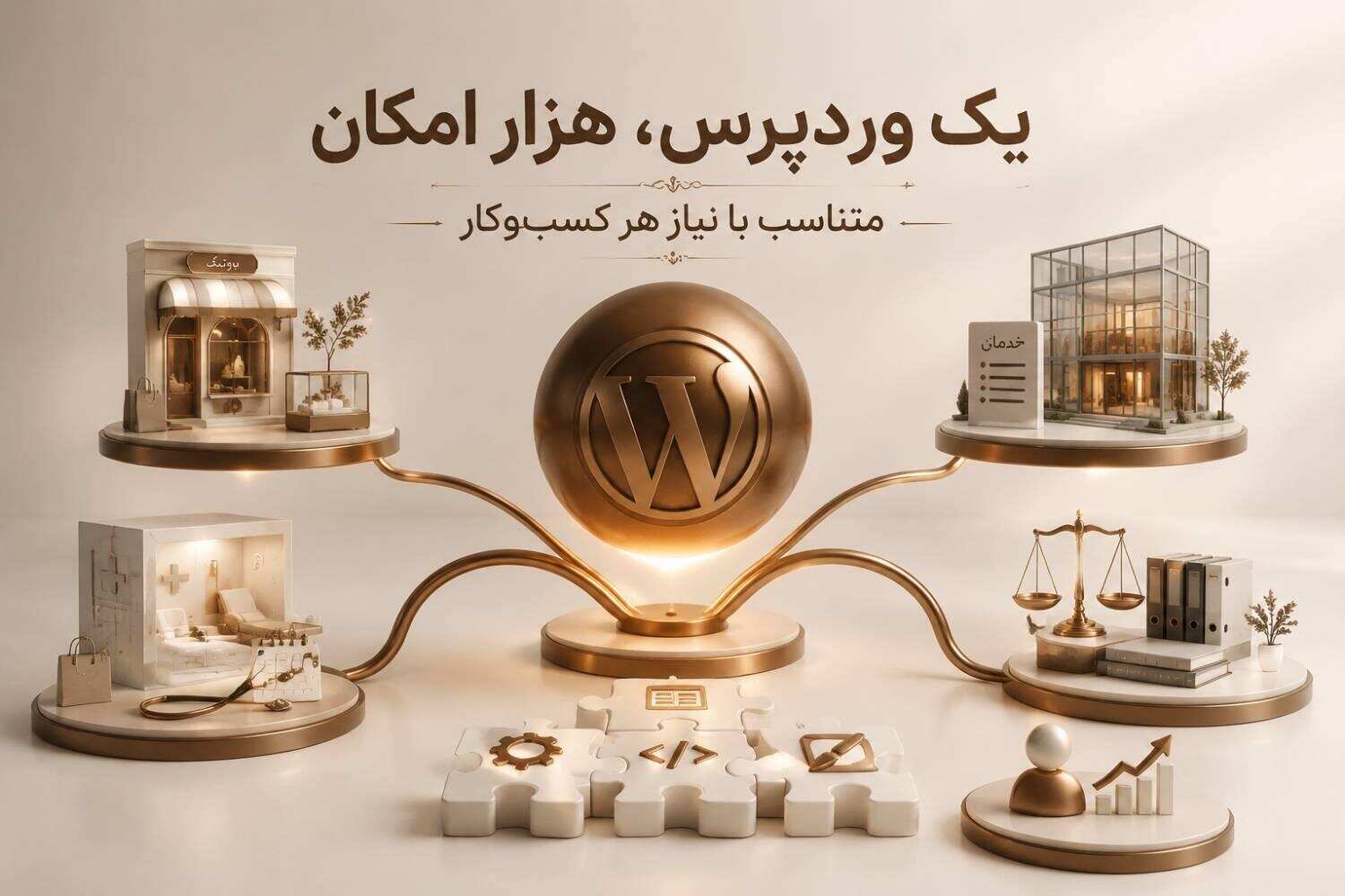 ساخت سایت با طراحی سایت وردپرس؛ کاربردی برای انواع مشاغل 