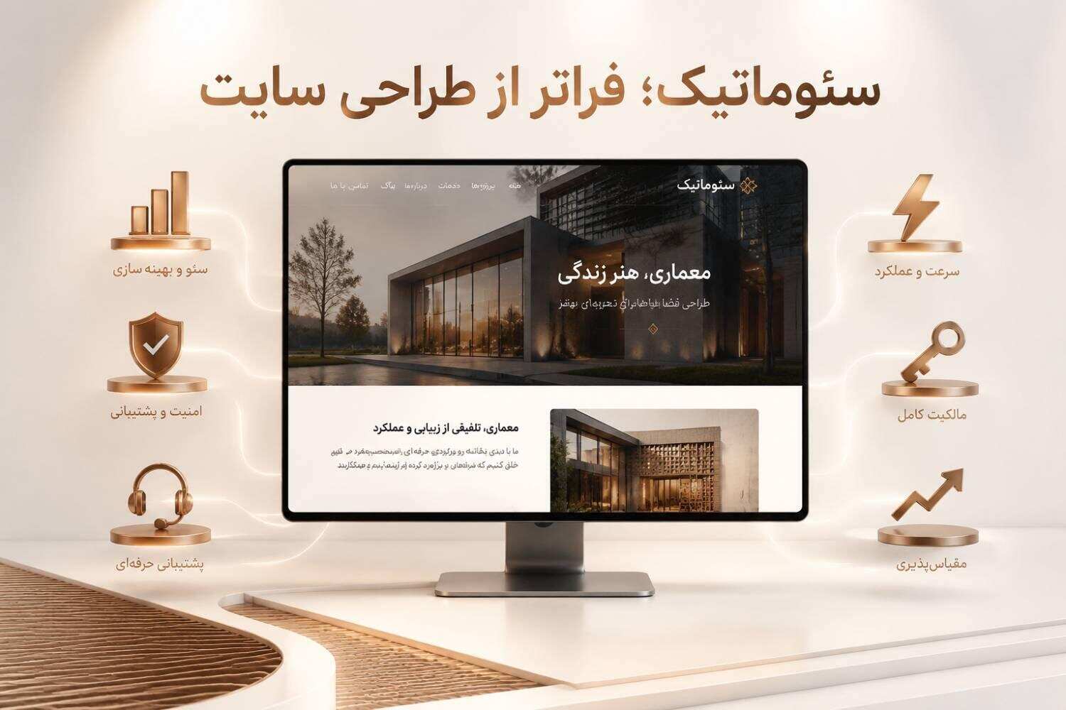مزایای سفارش طراحی سایت وردپرس به سئوماتیک؛ طراحی حرفه ای و بهینه برای موتورهای جستجو