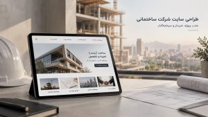 طراحی سایت شرکت ساختمانی ؛ با بهترین قیمت مناسب برای جلب اعتماد سرمایه‌گذاران و ،همراه پشتیبانی یکساله 