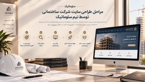 طراحی شرکت ساختمانی با توجه به سلیقه و نیاز شما همراه با آموزش کار با سایت. 