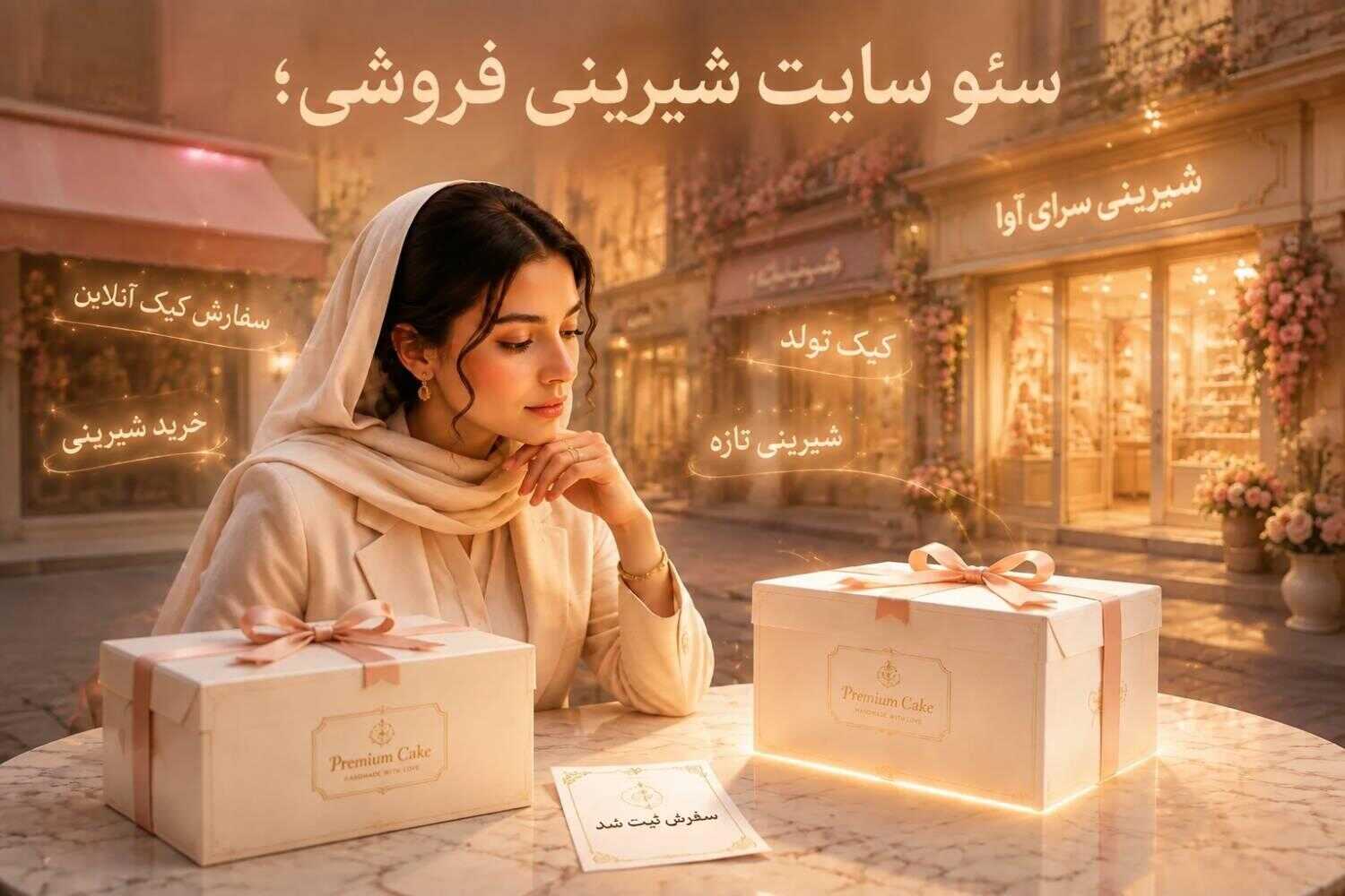شرکت طراحی سایت و خدمات سئو سئوماتیک با ارائه خدمات سئو تخصصی سایت قنادی، مسیر حضور سایت شیرینی فروشی شما را در نتایج جستوجو، متناسب با محصولات و مخاطبان هدف طراحی میکند. در گام بعدی با اجرای تخصصی استراتژی سئو شیرینی فروشی، منجر به افزایش سفارش آنلاین، رشد پایدار فروش و جذب مشتریان جدید برای قنادی میشود.