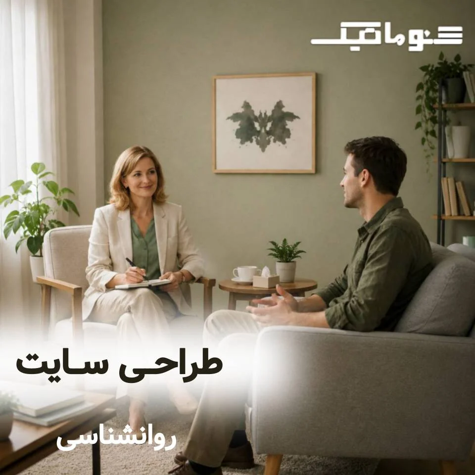 طراحی سایت روانشناسی اختصاصی | رزرو و نوبت‌دهی آنلاین