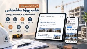 ۷ راهکار عملی جذب پروژه ساختمانی برای شروع همین امروز؛ دیدهشدن و اعتمادسازی در یک مسیر منسجم