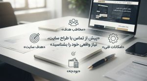 طراحی سایت متناسب با هویت برند؛ ارائه ظاهری حرفهای برای کسبوکارهای شیراز و ایجاد اعتماد بیشتر در مشتریان.