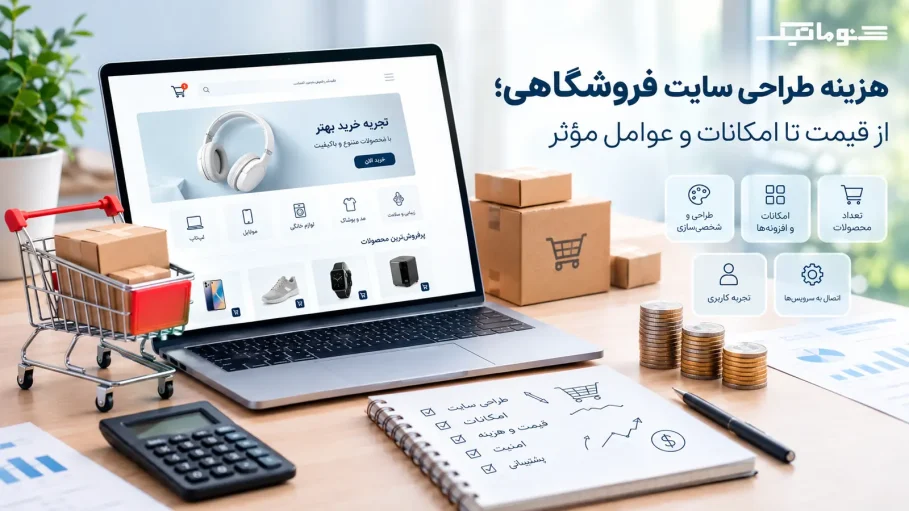 هزینه طراحی سایت فروشگاهی؛ از بررسی عوامل تفاوت قیمت و امکانات تا مدیریت هوشمندانه بودجه و دستیابی به یک فروشگاه اینترنتی کارآمد توسط شرکت سئوماتیک.