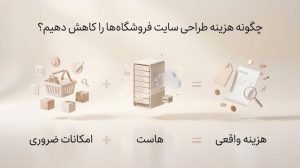 هزینه طراحی سایت فروشگاهی توسط سئوماتیک؛ طراحی حرفهای همراه با آموزش مدیریت سایت و پشتیبانی ۱۲ ماهه.