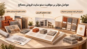 تدوین استراتژی سئو سایت فروش مصالح برای رشد کسب‌وکار در فضای دیجیتال