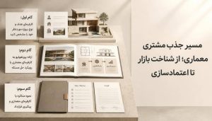 جذب پروژه معماری با شناخت بازار هدف، ارائه پورتفولیو حرفهای و اعتمادسازی با کارفرما