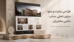 جذب پروژه معماری با طراحی سایت حرفهای، نمایش نمونهکارها و افزایش اعتماد کارفرمایان