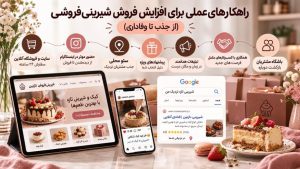 جذب مشتری قنادی با راهکارهای عملی؛ از فروش آنلاین تا باشگاه مشتریان برای افزایش فروش و وفاداری